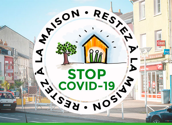Restez à la maison - stop covid-19